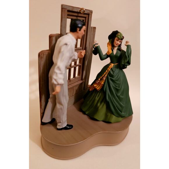 HALLMARK 2007 SCARLETT And RHETT Gone With The Wind He Talks She Twirls - Picture 2 of 8